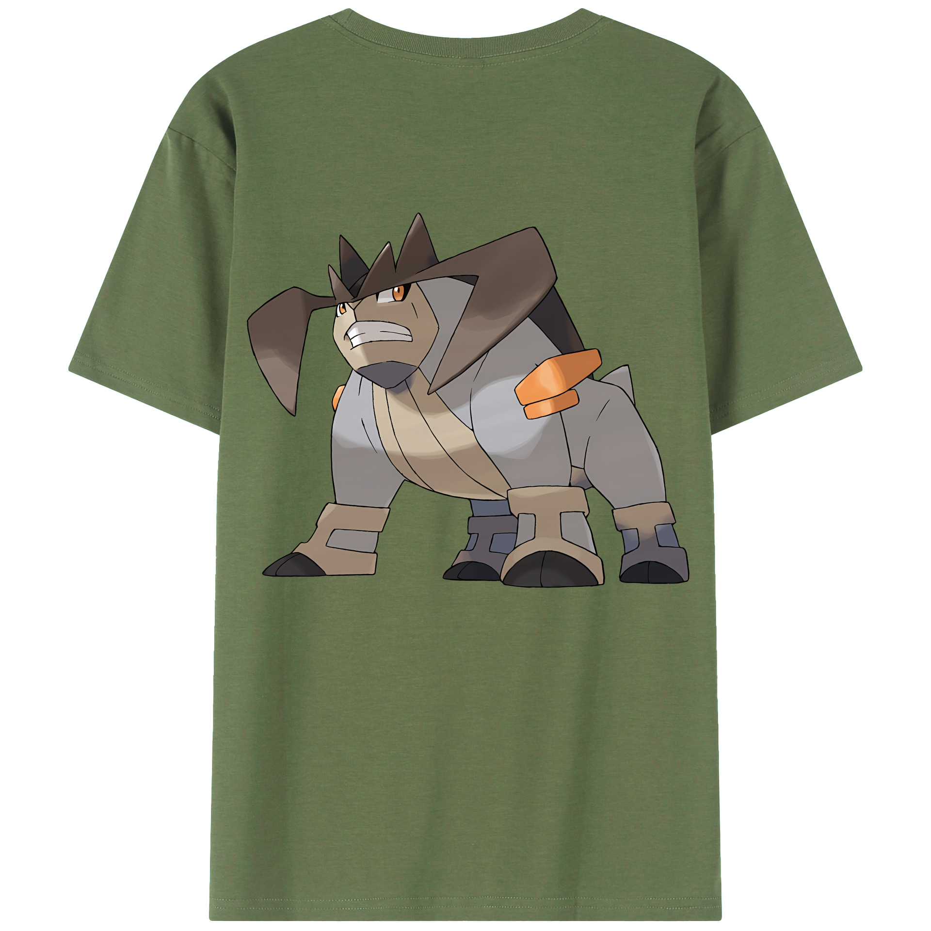 （画像用） ポケットモンスター Pokémon 綿100％ メンズ半袖Tシャツ（バックプリント） 通気性